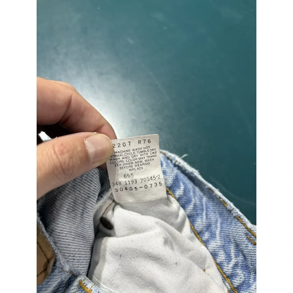 Vintage Levis 550 Orange Tab Jeans toddlers Size 4 Slim 20x10 90s